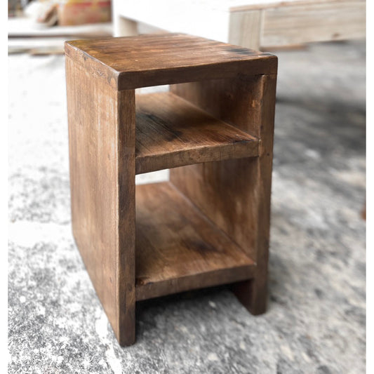 Kệ Gỗ Đa Năng 2 Tầng Vintage Gỗ Thông Tự Nhiên, Kệ Trang Trí Mini, Kệ Để Đồ Decor, Sỉ Lẻ Toàn Quốc